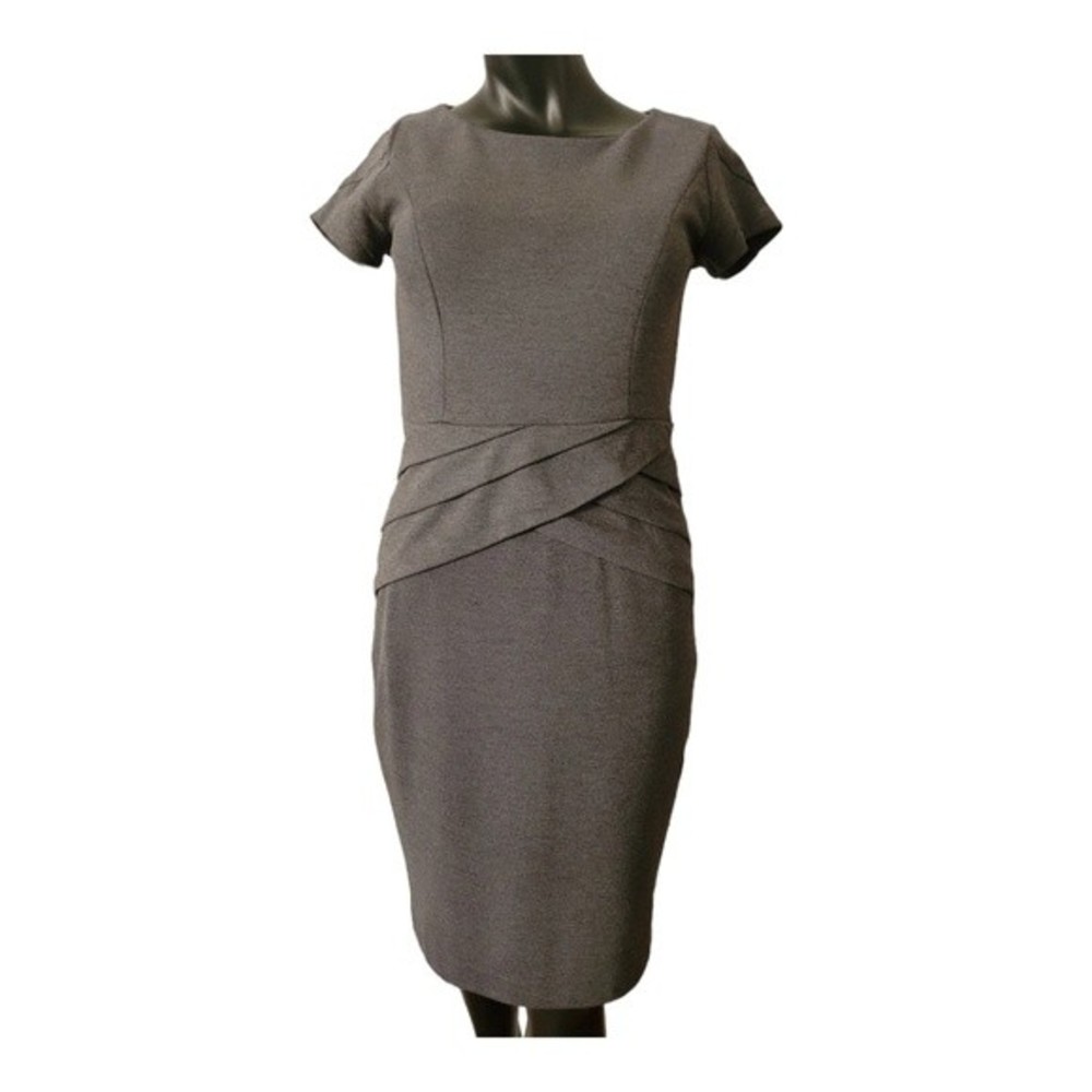 Adrienne Vittadini Fitted Business Casual Dress, Womens Size 6, Gray